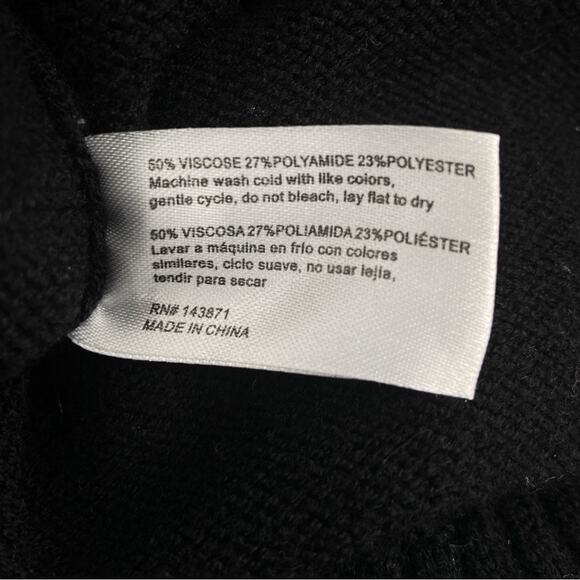 Frankies Bikinis Fleur Cloud‎ Knit Pants Black Medium - Picture 6 of 6